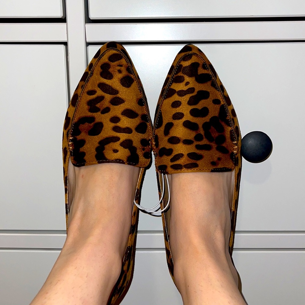 A New Day. Cheetah print loafers